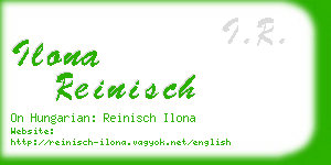 ilona reinisch business card